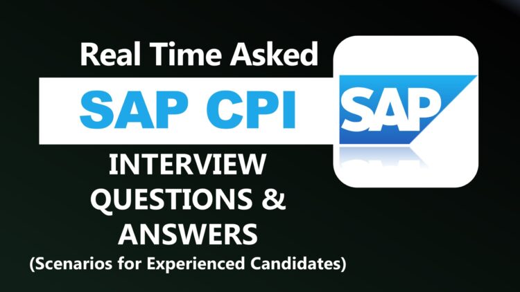 SAP CPI Interview